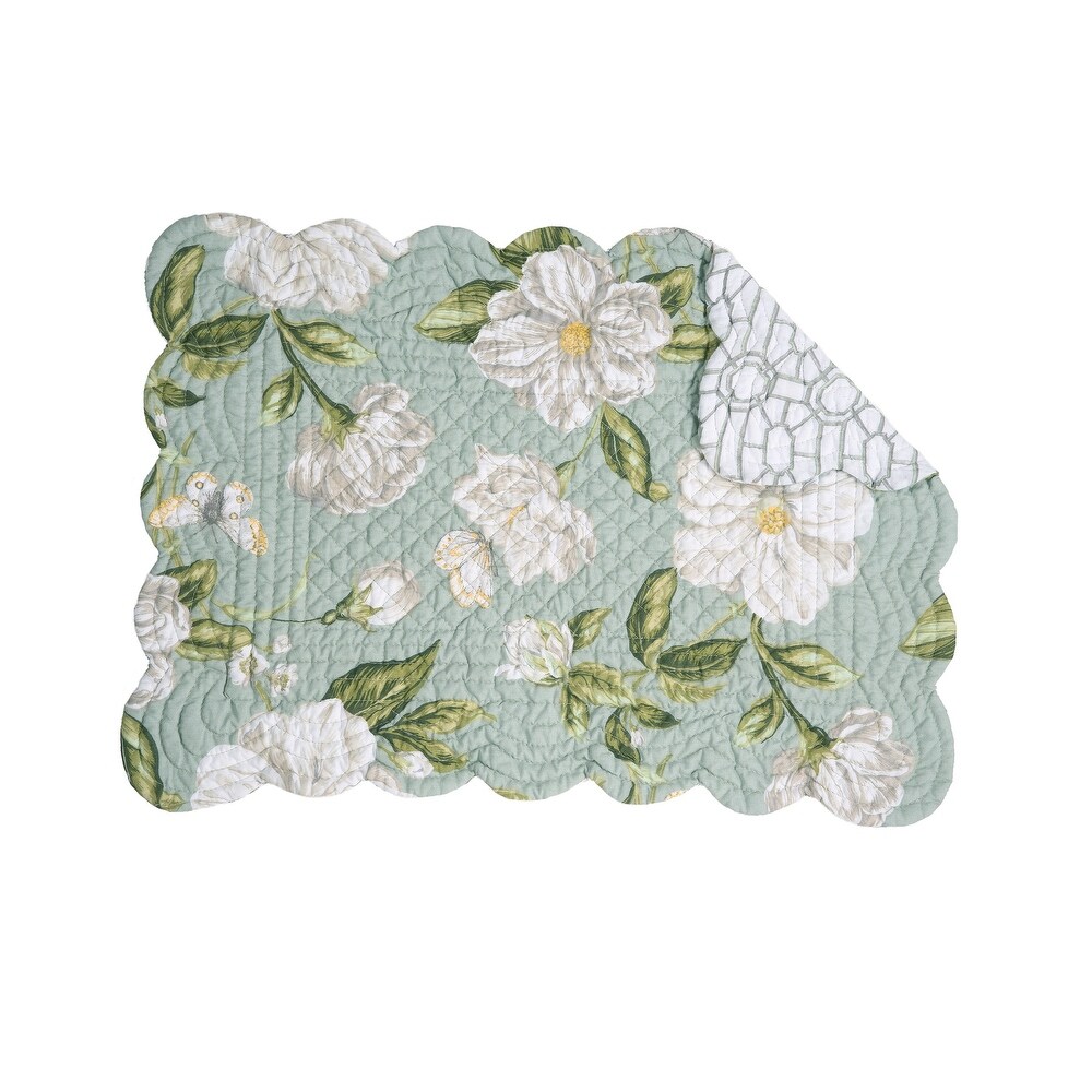 C&F Home Holly Bouquet Holiday Christmas Floral Botanical Red Green 13 x 19 Quilted Reversible Placemat Set of 6 Rectangular Placemat Set of 6 Red C&F Home Holly Bouquet Holiday Christmas Floral Botanical Red Green 13 x 19 Quilted Reversible Placemat Set of 6 Rectangular Placemat Set of 6 Red